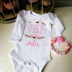 Body Yo Estuve En La Boda...y Chupetero De Silicona Personalizado