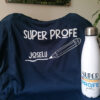 Camiseta Técnica Personalizada Super Profe Y Botella Térmica