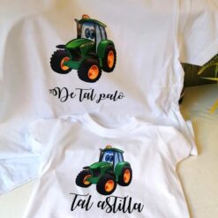 De Tal Palo...tal Astilla Agrícola. Pack De 2 Camisetas Adulto Niñ@