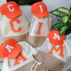 Mochila Algodón Y Yute Con Gorra A Juego