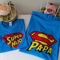 Super Papá E Hij@. Pack 2 Camisetas Adulto Niñ@