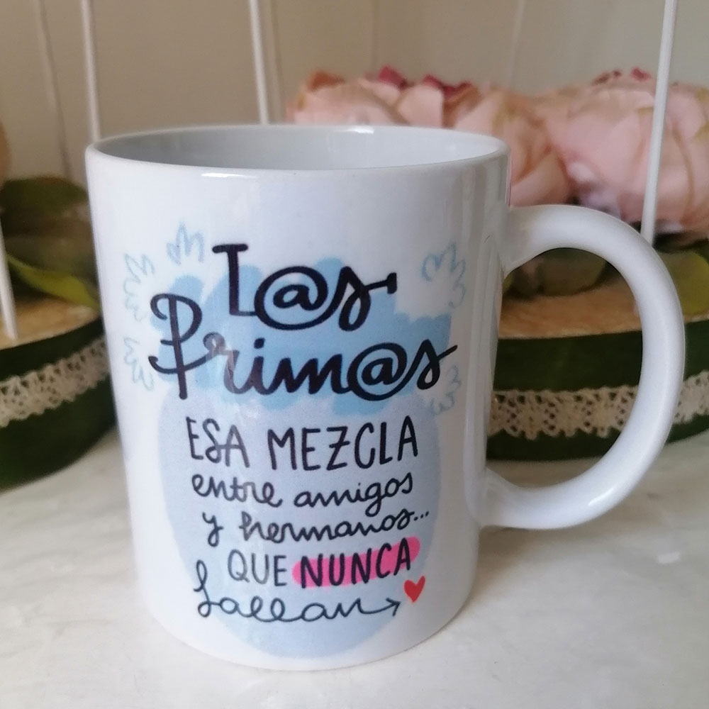 Taza Prim@s - Detallarte, hecho para ti