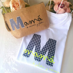 Conjunto Camiseta + Neceser Vichy Y Fluor Mamá De...32,8€ En Camiseta Talla, Mamá O Abuela De...nombre Niñ@s Color De Letra Rosa O Amarillo Fluor, En Neceser Mamá O Abuela