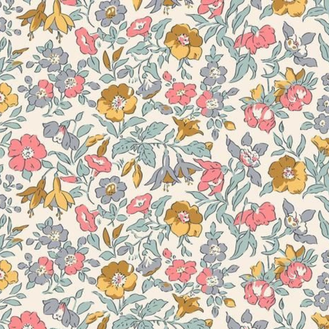 flores mostaza y verde