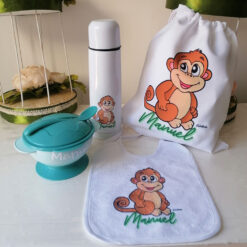 Termo, Bolsa, Babero Y Cuenco Para Papilla